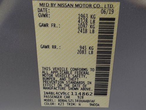 Used 2020 Nissan Altima 2.5 SR w/ Premium Package image 33