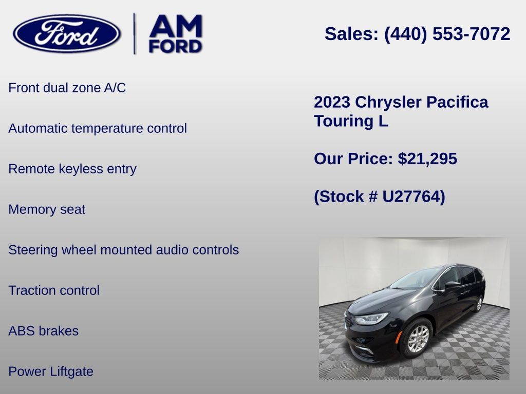 Used 2023 Chrysler Pacifica Touring-L FWD image 12