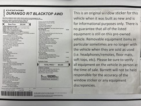 Certified 2023 Dodge Durango R/T AWD/4WD image 2