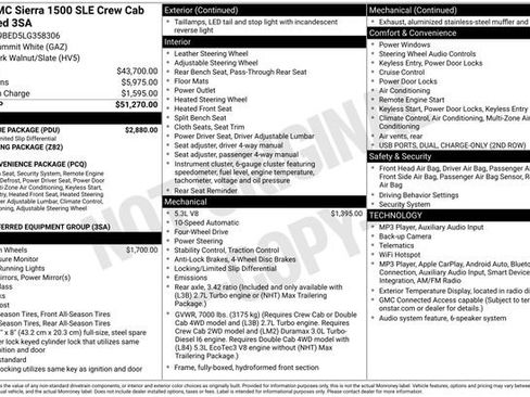 Used 2020 GMC Sierra 1500 SLE w/ SLE Value Package AWD/4WD image 2