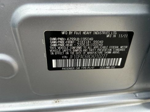 Used 2012 Subaru Impreza 2.0i Premium w/ Popular Pkg 1 image 19