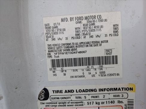 Used 2013 Ford F150 FX4 w/ Luxury Equipment Group image 16