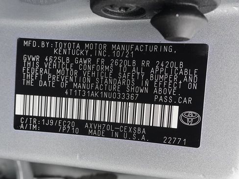 Used 2022 Toyota Camry SE w/ Convenience Package FWD image 48