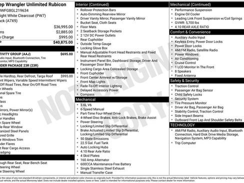 Used 2016 Jeep Wrangler Unlimited Rubicon w/ Connectivity Group image 15