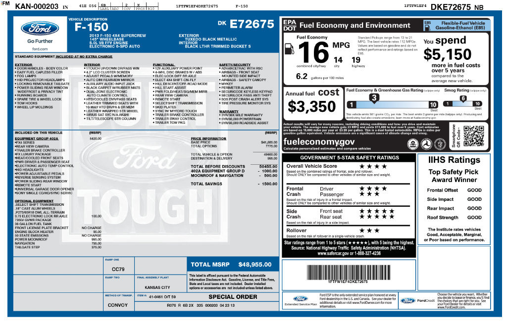 Used 2013 Ford F150 FX4 w/ Luxury Equipment Group AWD/4WD image 4