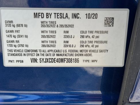 Used 2021 Tesla Model X Performance AWD/4WD image 33
