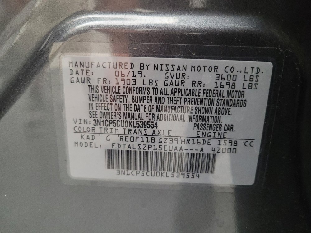Used 2019 Nissan Kicks SV FWD image 33