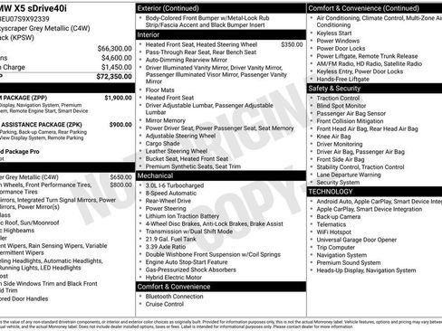 Used 2025 BMW X5 sDrive40i w/ Premium Package RWD image 6