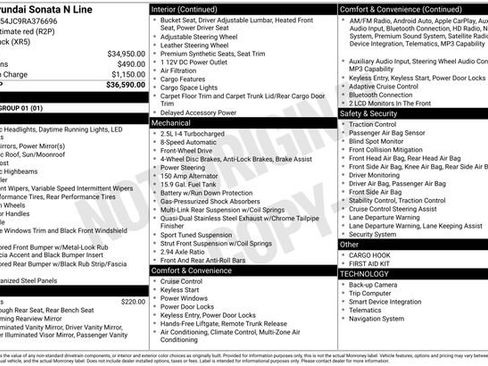 Used 2024 Hyundai Sonata N Line image 30