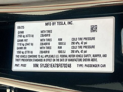 Used 2025 Tesla Model 3 Long Range RWD image 33