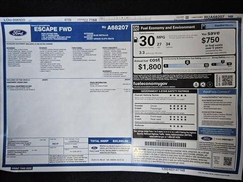 New 2024 Ford Escape Active image 17