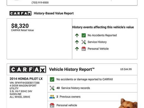 Used 2014 Honda Pilot LX image 2