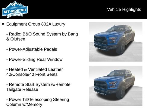 Used 2020 Ford F150 Raptor w/ Equipment Group 802A Luxury image 13