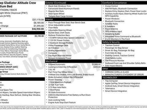 Used 2022 Jeep Gladiator Sport AWD/4WD image 6