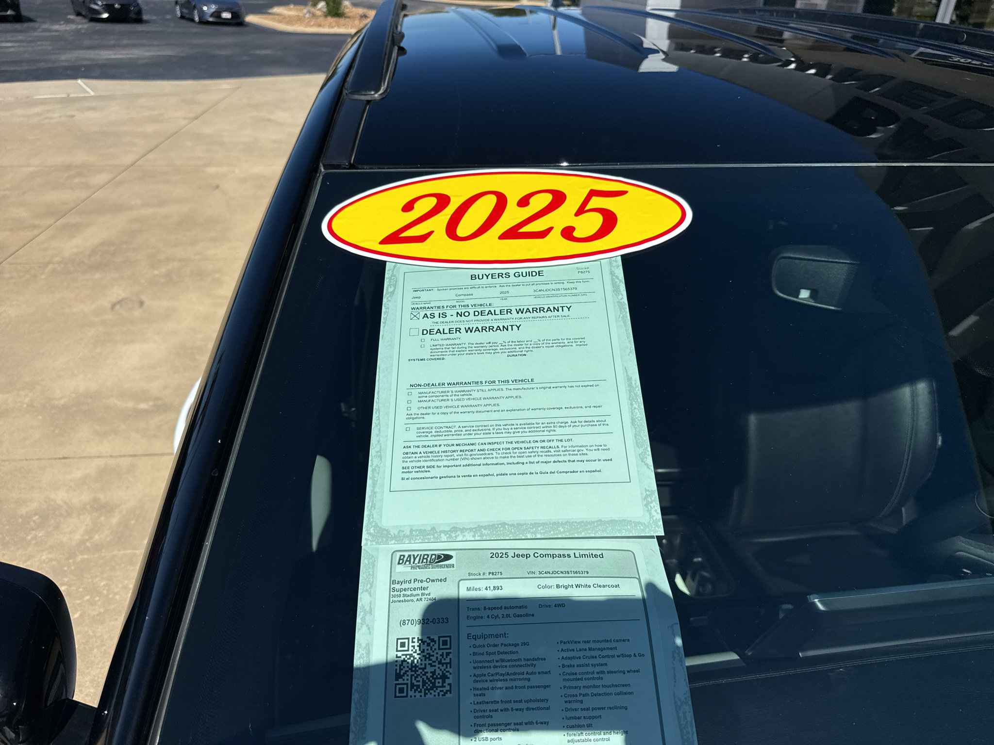 Used 2025 Jeep Compass Limited AWD/4WD image 9