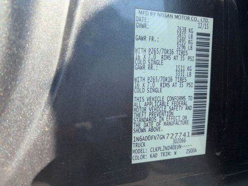 Used 2016 Nissan Frontier SV AWD/4WD image 10