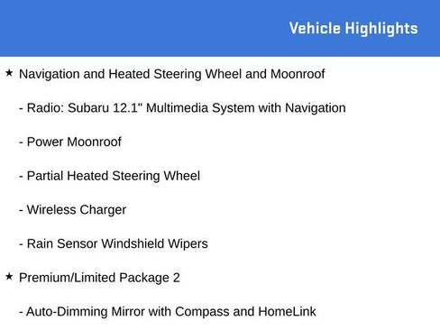 New 2026 Subaru Outback Premium w/ Premium/Limited Package 2 AWD/4WD image 5