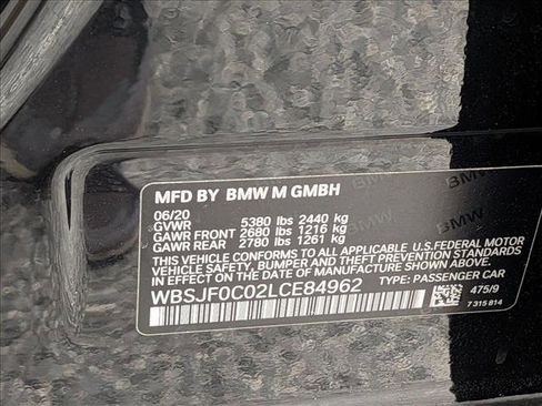 Used 2020 BMW M5 w/ Executive Package image 18