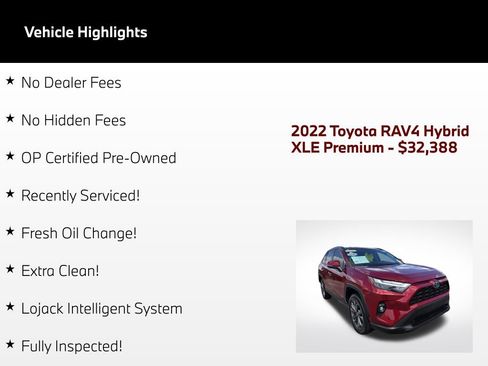 Used 2022 Toyota RAV4 XLE Premium AWD/4WD image 3