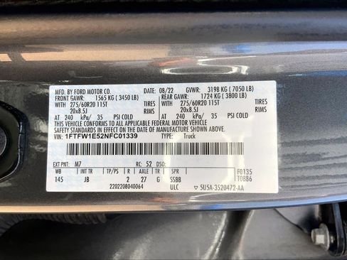 Used 2022 Ford F150 XL w/ STX Black Appearance Package AWD/4WD image 37