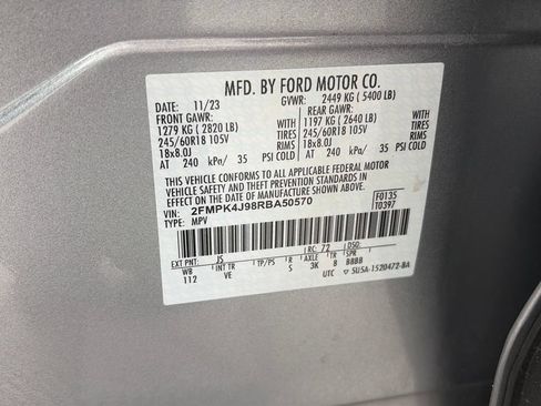 Certified 2024 Ford Edge SEL AWD/4WD image 9