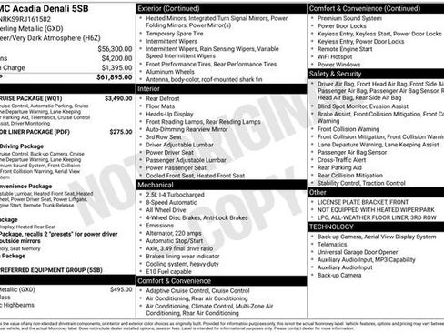 Used 2024 GMC Acadia Denali w/ Super Cruise Package image 45