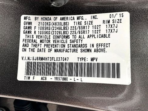 Used 2015 Honda CR-V EX-L image 32