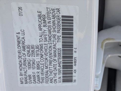 New 2026 Honda Civic Sport Touring image 16