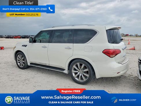 Used 2013 INFINITI QX56 4WD w/ Deluxe Touring Pkg image 3