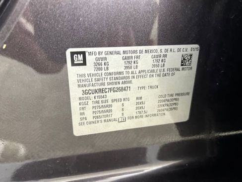 Used 2015 Chevrolet Silverado 1500 LT w/ LT Convenience Package AWD/4WD image 26
