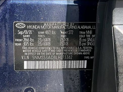 Used 2020 Hyundai Santa Fe Limited FWD image 6
