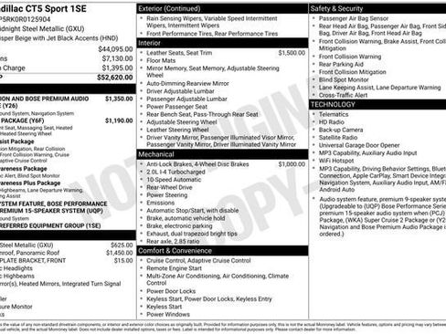 Certified 2024 Cadillac CT5 Sport RWD image 35