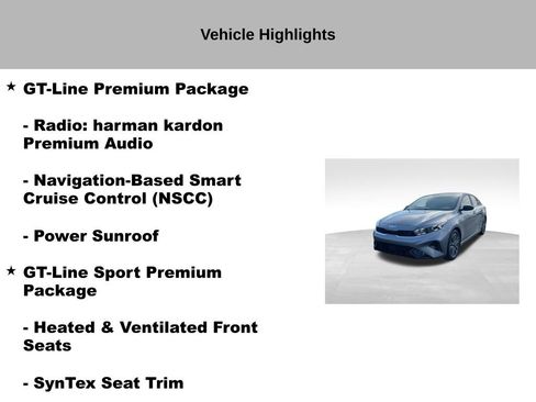 Certified 2023 Kia Forte GT-Line w/ GT-Line Premium Package FWD image 28