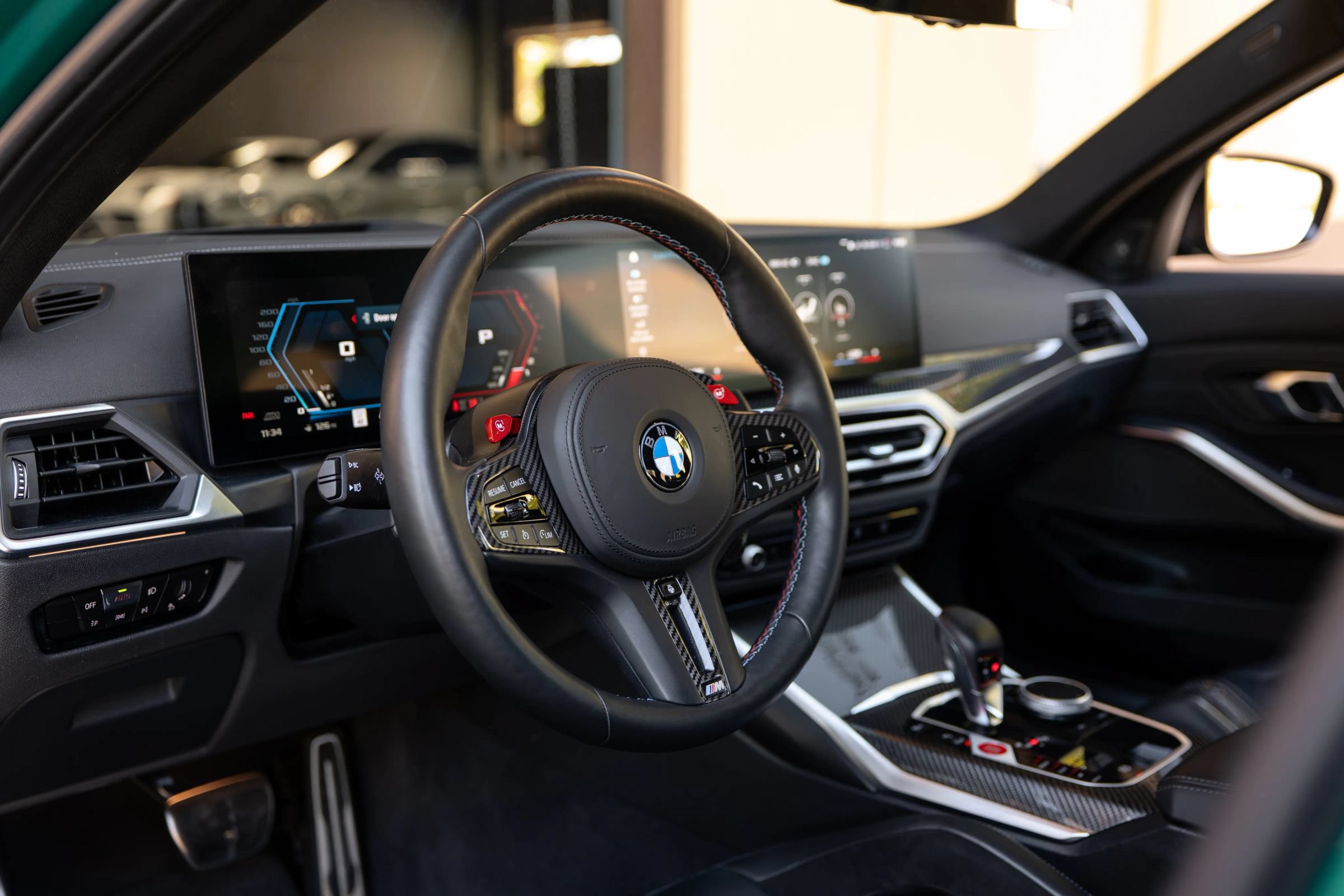 Used 2024 BMW M3 Competition w/ M Carbon Exterior Package RWD image 17