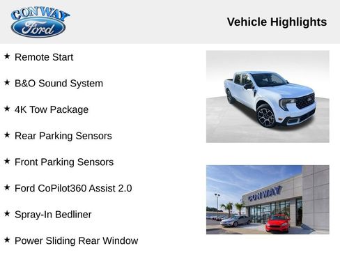 Used 2025 Ford Maverick Lariat w/ 4K Tow Package image 8