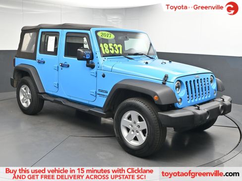 Used 2017 Jeep Wrangler Unlimited Sport w/ Quick Order Package 24S image 1