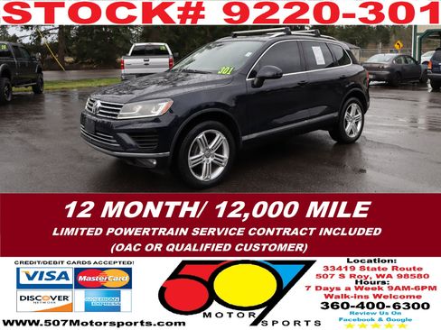 Used 2016 Volkswagen Touareg Executive image 1