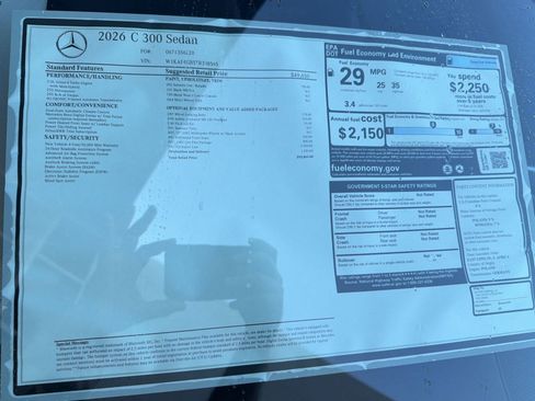 Used 2026 Mercedes-Benz C 300 Sedan image 34