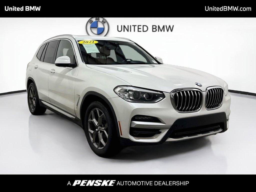 Used 2021 BMW X3 sDrive30i w/ Premium Package RWD image 3