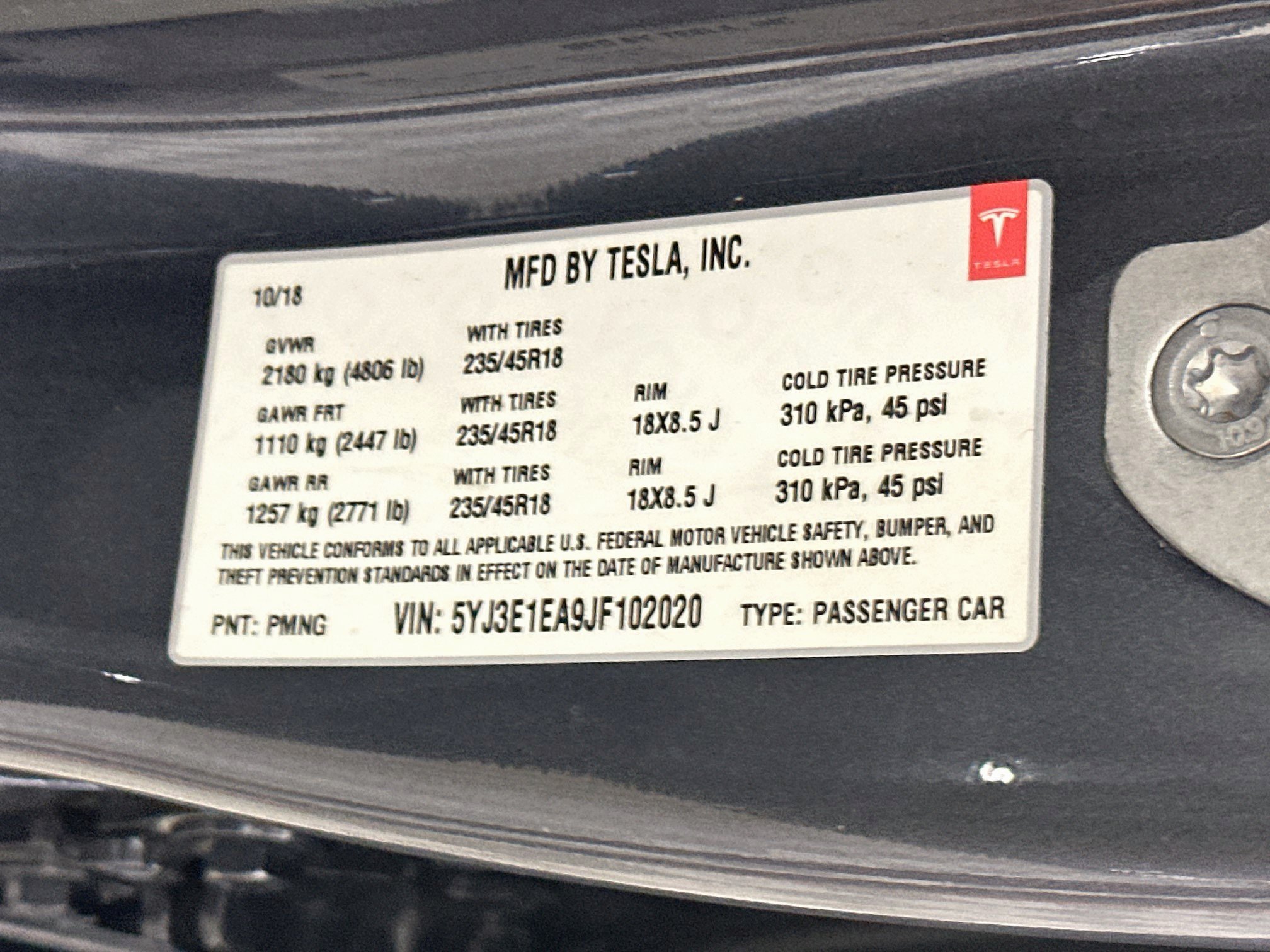 Used 2018 Tesla Model 3 Mid Range RWD image 12