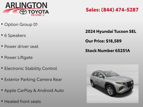 Used 2024 Hyundai Tucson SEL AWD/4WD image 2