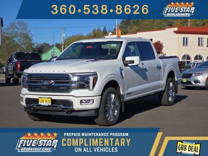 New 2025 Ford F150 Platinum