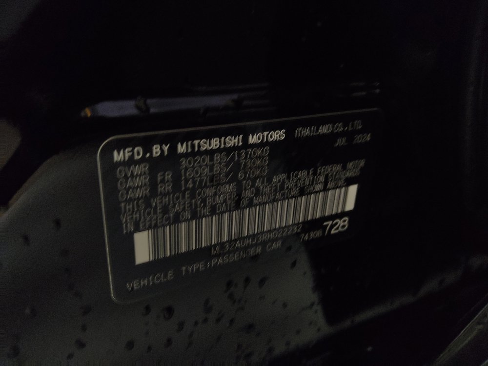 Used 2024 Mitsubishi Mirage ES FWD image 33