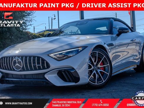 Used 2022 Mercedes-Benz SL 55 AMG 4MATIC image 1