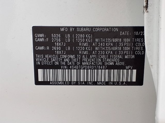 Certified 2024 Subaru Outback Touring XT AWD/4WD image 10