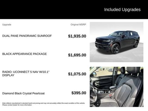 Certified 2022 Jeep Grand Cherokee L Limited w/ Black Appearance Package AWD/4WD image 5
