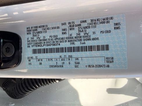Used 2025 Ford F150 STX w/ Equipment Group 200A AWD/4WD image 4