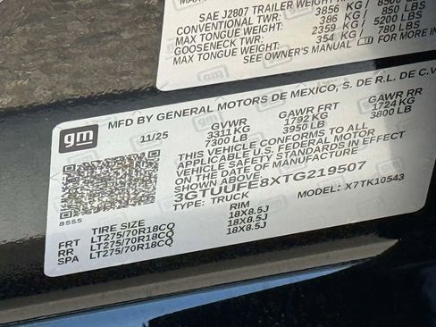 Used 2026 GMC Sierra 1500 AT4X AWD/4WD image 33