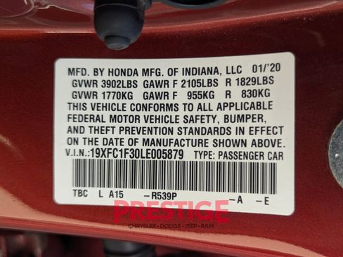 Used 2020 Honda Civic EX image 31