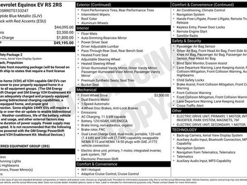 New 2026 Chevrolet Equinox EV RS AWD/4WD image 4